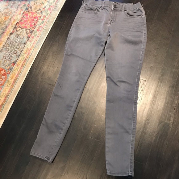Express Denim - Express Extreme Stretch Mid Rise Legging Grey 2R